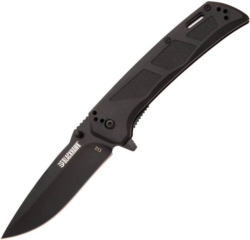 Blackhawk Bunker Buster Liner Lock Knife Black Zytel (3.75" Black) BHBB401BK