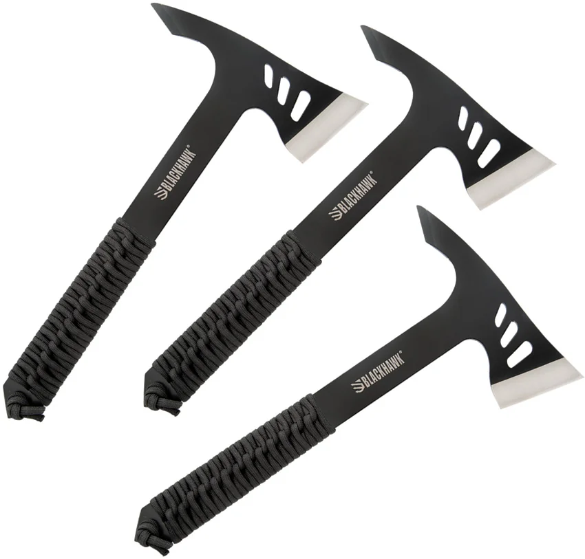 Blackhawk Direct Hawk Throwing Axe Set (Black) BHDHK01BK