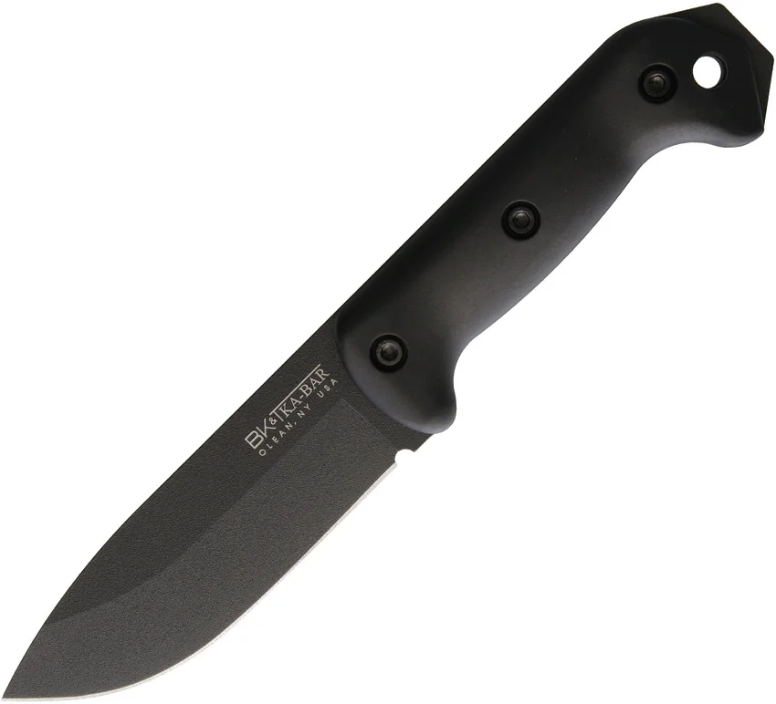 Ka-Bar Becker Campanion Fixed Blade Knife Black (5.25" Black) BK2