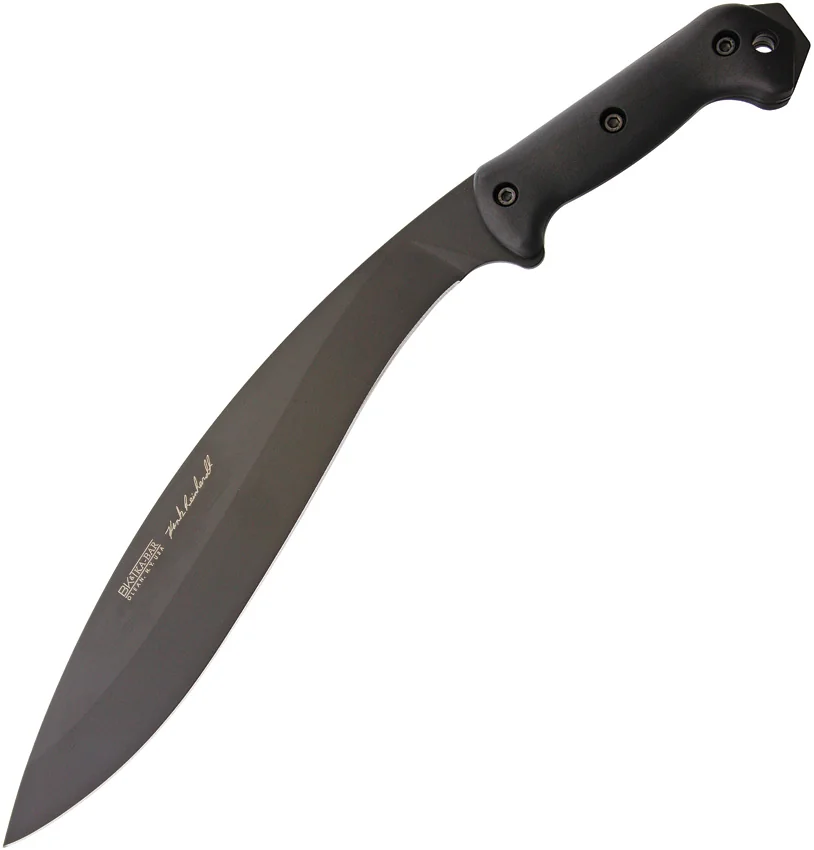 Ka-Bar Becker/Reinhardt Kukri Fixed Blade Knife (13.25" Black) BK21