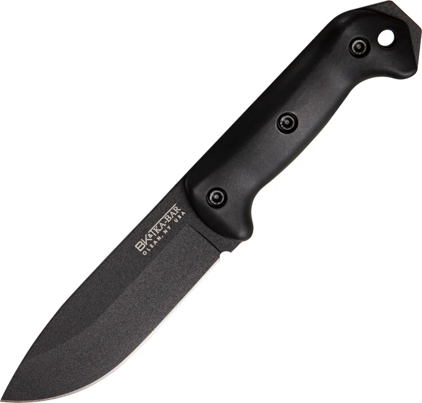 Ka-Bar Becker Campanion Fixed Blade Knife Black (5.25" Black) BK22