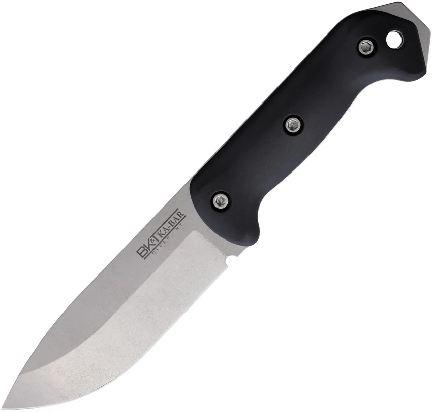Ka-Bar Becker Companion MagnaCut BK82 Fixed Blade Knife Black (5.4" SW)