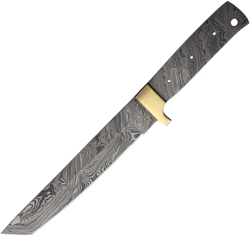 Knife making Tanto Knife Blade Damascus