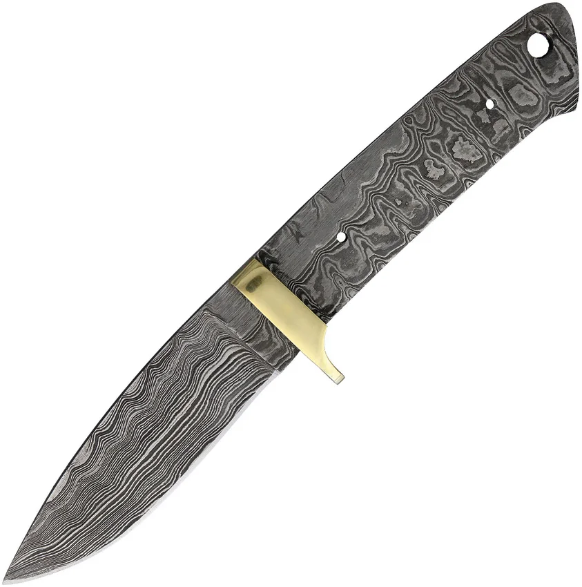 Knife making Knife Blade Drop Pt Damascus