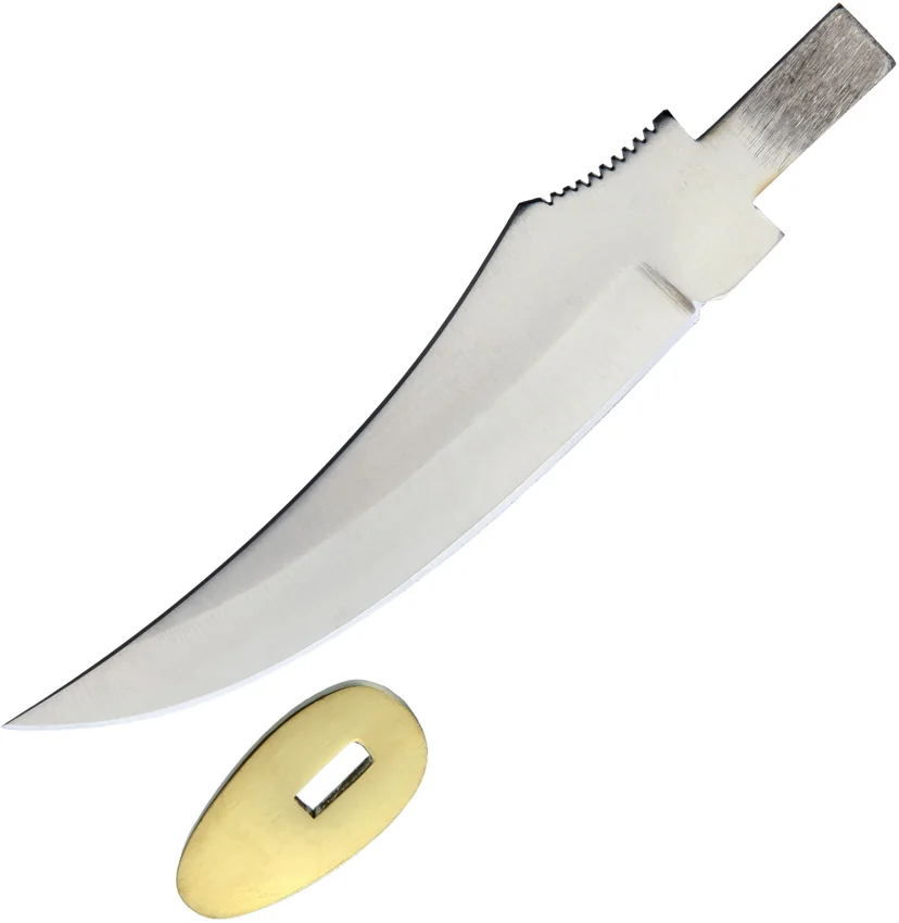 Tallen Slim Skinner Clip Point Fixed Blade Knife Blank (4" Satin) BL7821