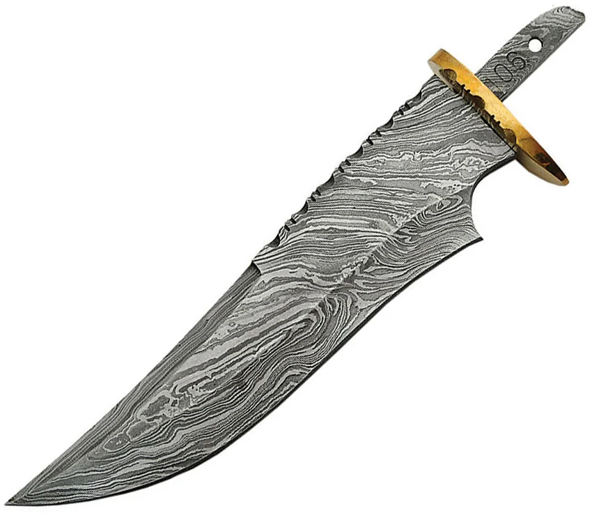 Knife making Damascus Blade With Sheath