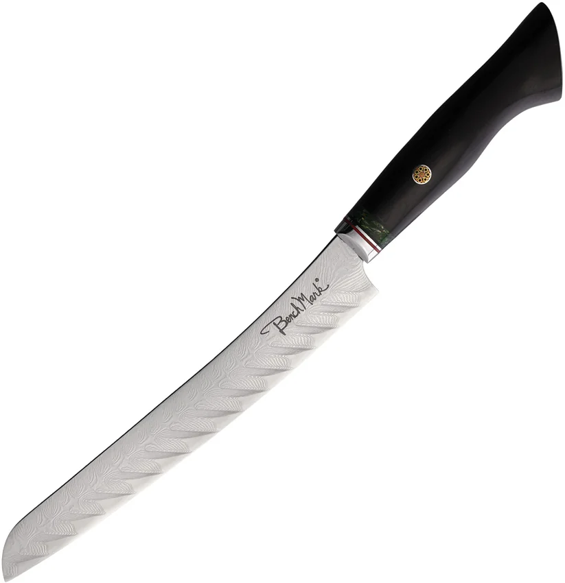 Benchmark Bread Knife Damascus