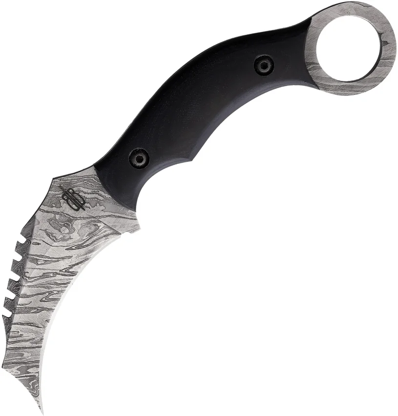 BucknBear Damascus Venom Karambit