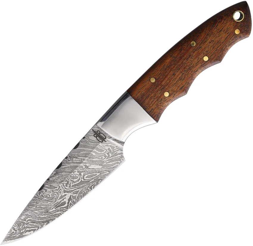 BucknBear Damascus Fixed Blade