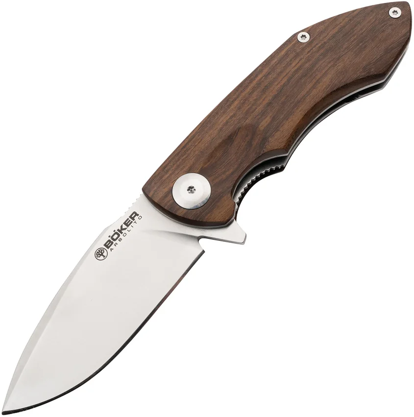 Boker Arbolito Nahuel Liner Lock Knife Guayacan Wood (3.25" Satin) 01BA004