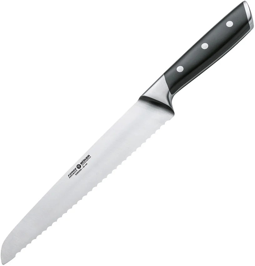 Boker Forge 8.1" Bread Kitchen Knife Black