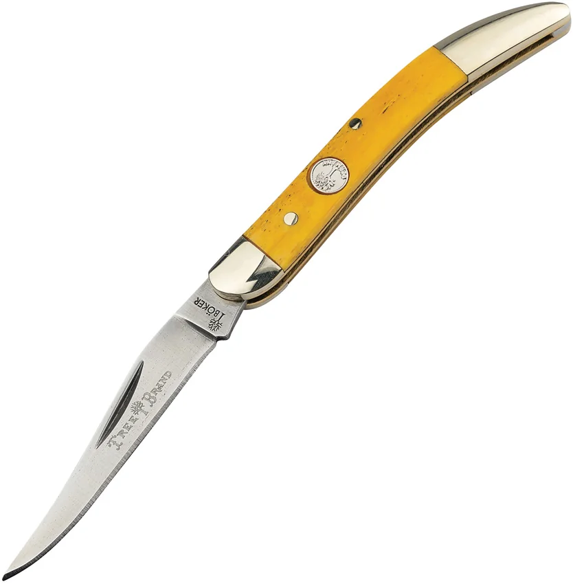 Boker Texas Toothpick Pocket Knife 3" Smooth Yellow Bone 110845