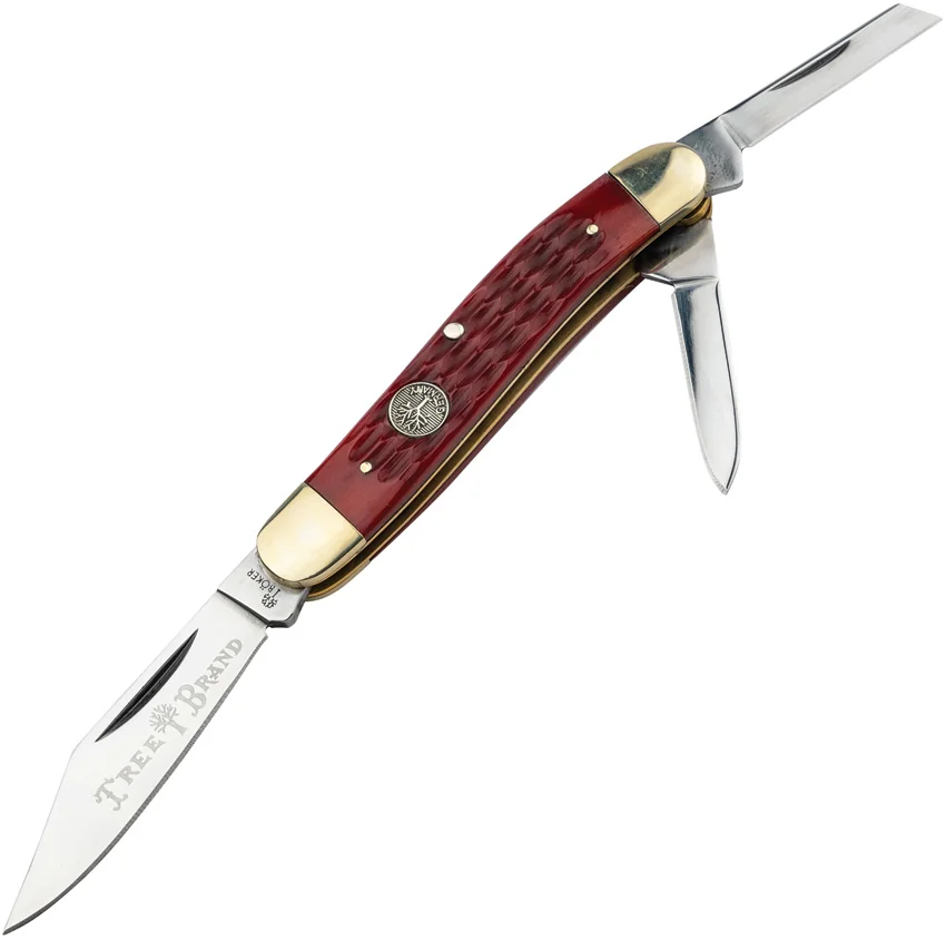 Boker Whittler Pocket Knife Jigged Red Bone 110847
