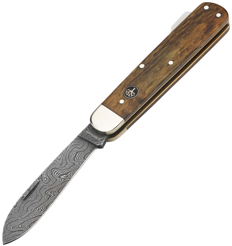 Boker Hunter Lockback Curly Birch
