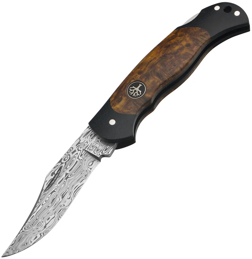 Boker Junior Scout Lightweight Damascus Curly Birch (2.6" Damascus)