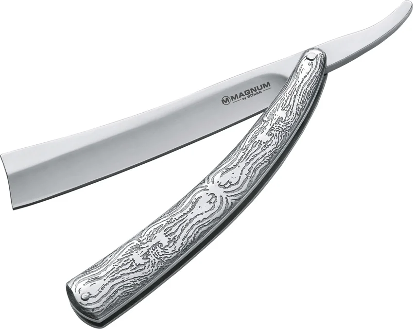 Boker Magnum Fleet Street Razor 4.625" Stainless Steel 01LG242