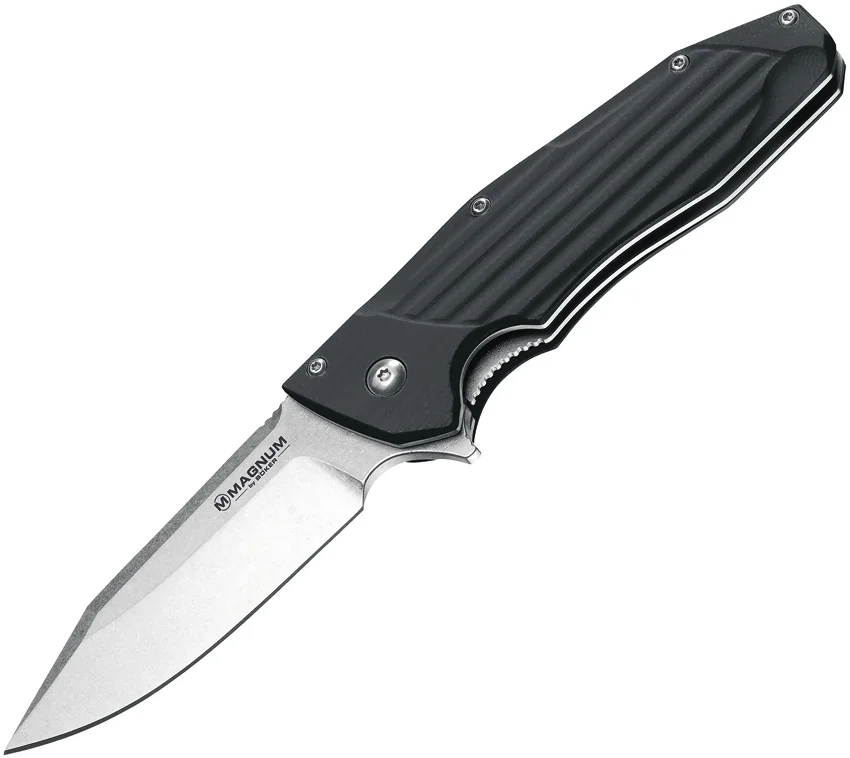 Boker Magnum Passenger Liner Lock Black G-10 (3.4" Satin) 01MB706