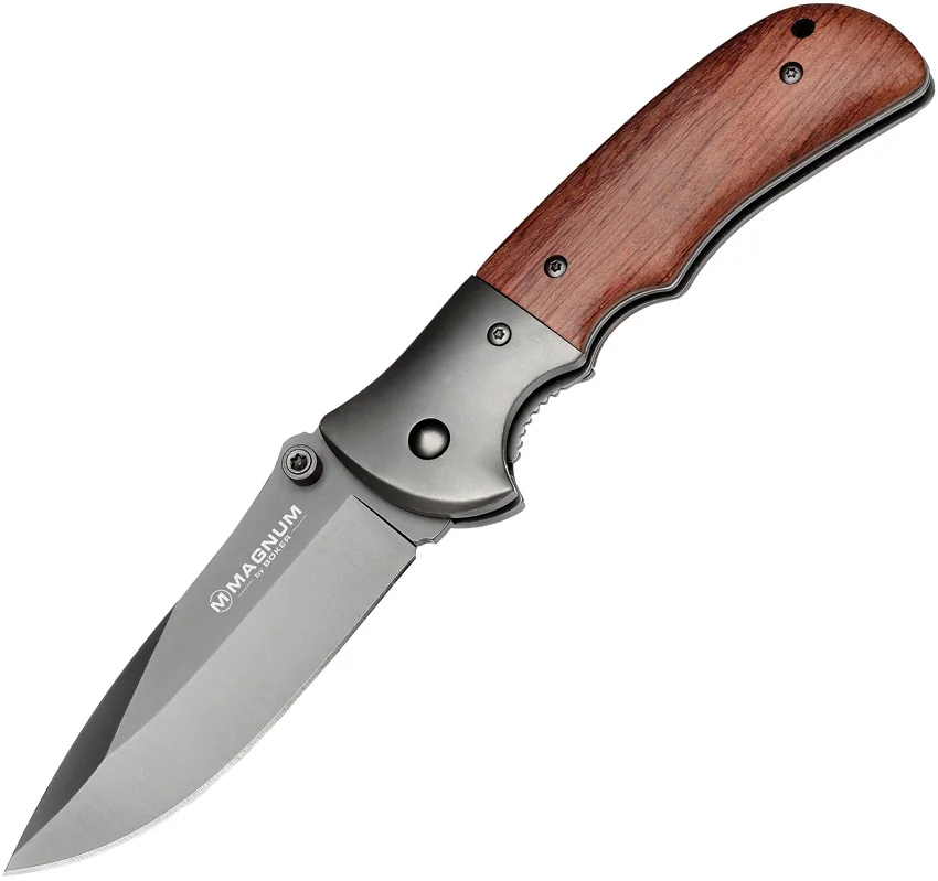 Boker Magnum Co-Operator Liner Lock Knife (3.375" Gray) 01MB864