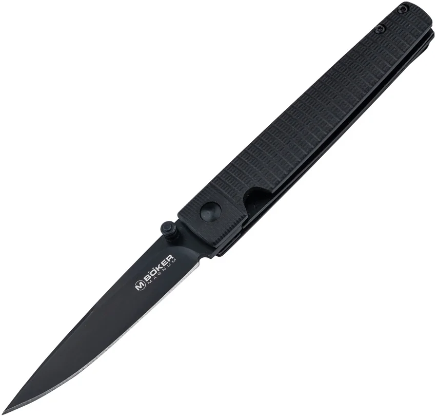 Boker Equalizer Liner Lock Knife Black G-10 (3.14" Black)
