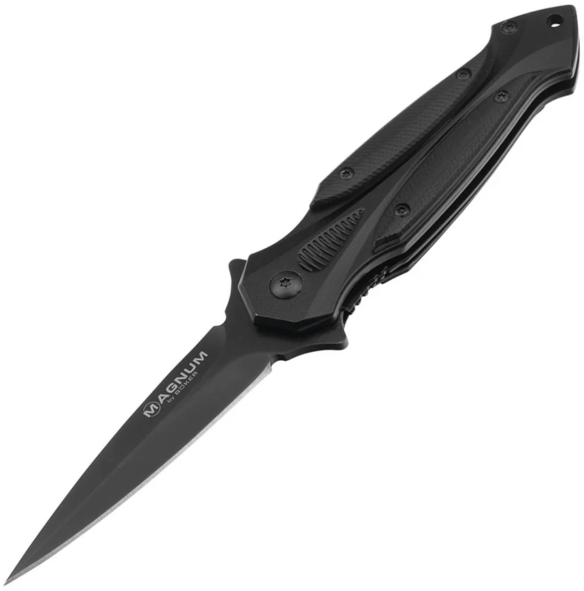 Boker Magnum Starfighter 2.0 Spring Assisted Knife Black G-10 (3.25" Black)
