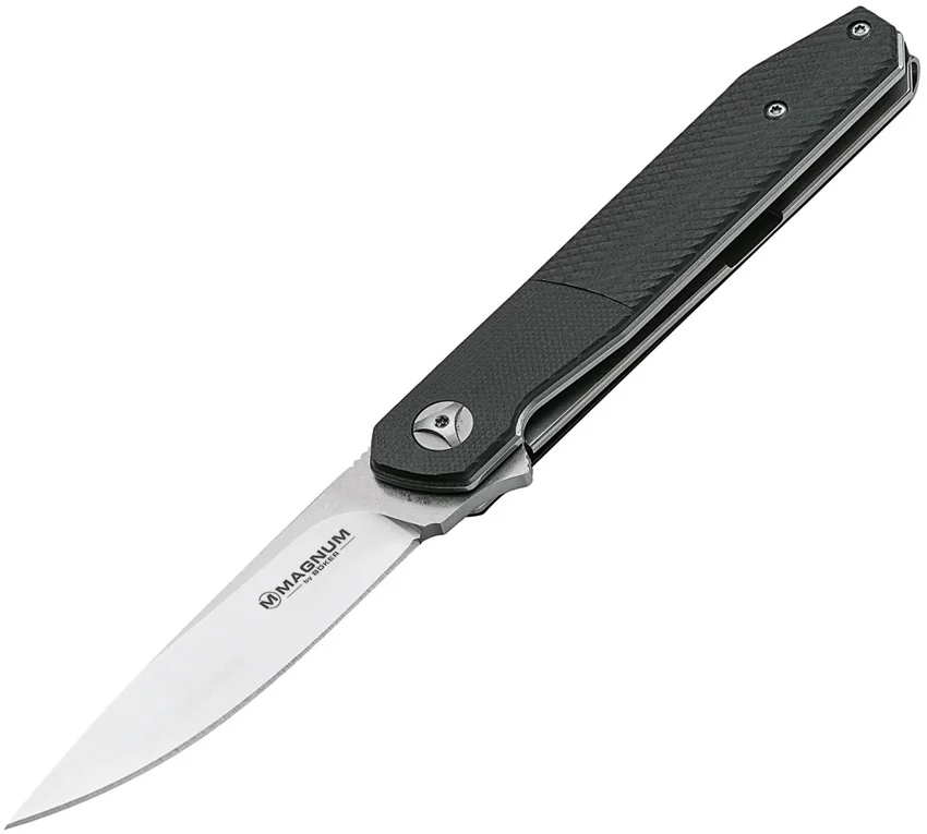 Boker Magnum Miyu Chiisai Knife Black G10 (3.25" Satin) 01SC061