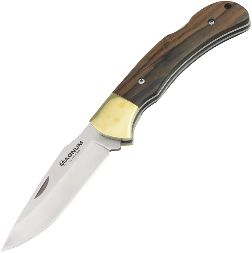 Boker Magnum Farmer's Friend Lockback Knife Sandalawood (3.2" Satin) 01SC073