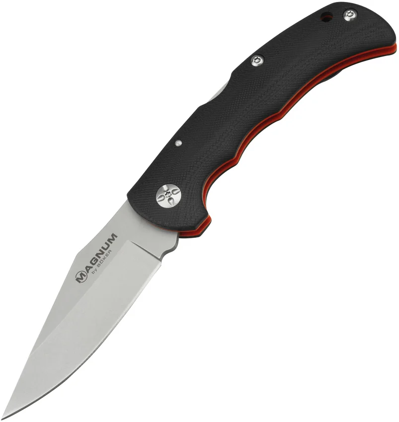 Boker Magnum Most Wanted Lockback Black G-10 (3.5" Satin) 01SC078