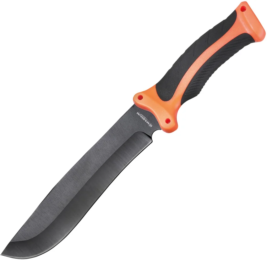 Boker Magnum FFB Fixed Blade Knife Orange Plastic (7.25" Black) 02MB204
