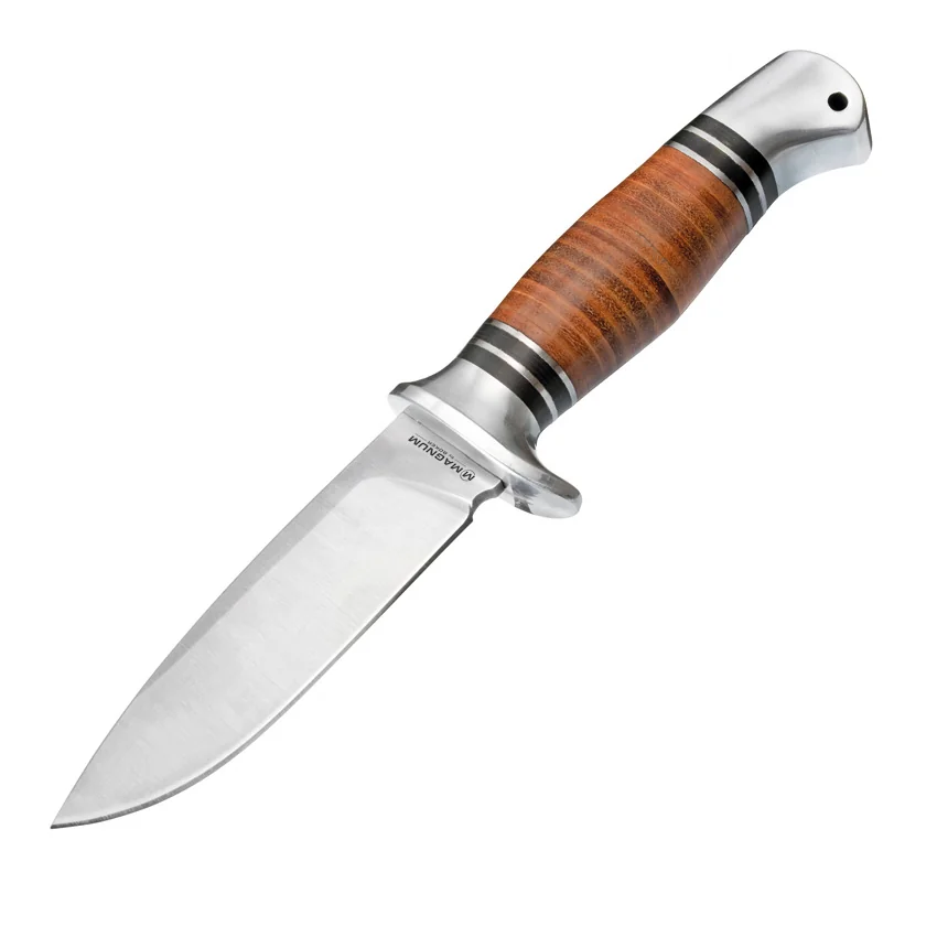 Boker Magnum Leatherneck Hunter Fixed Blade Knife (4.375" Satin)