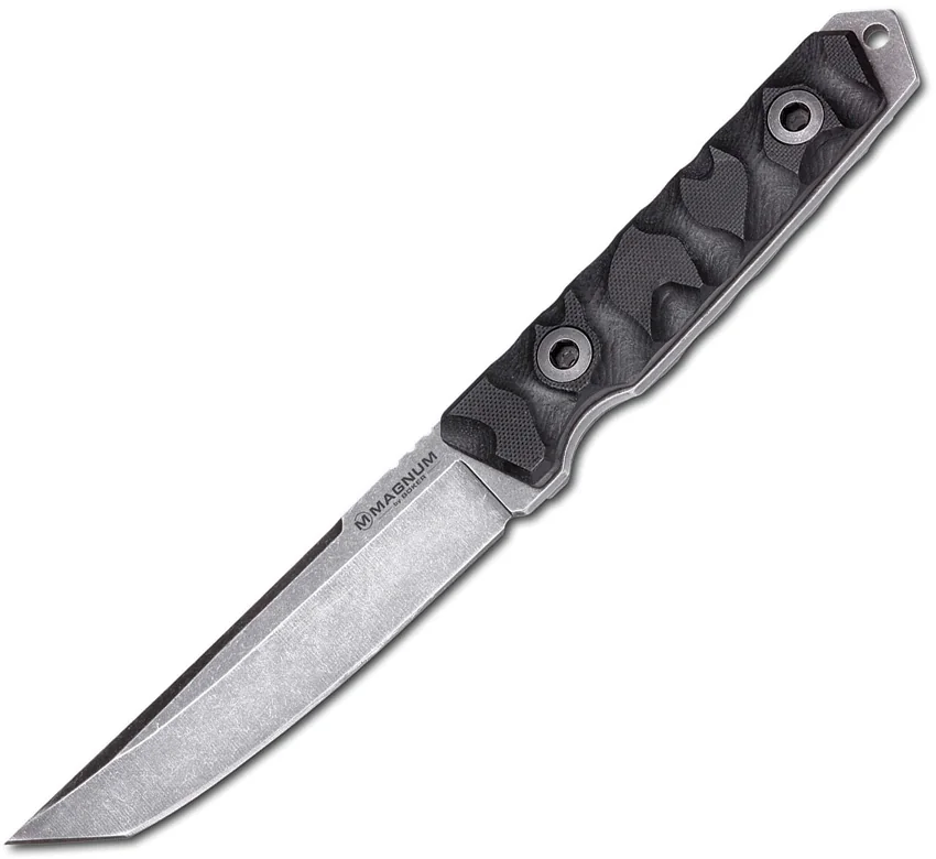 Boker Magnum Sierra Delta Tanto Fixed Blade Knife (5.125" Smokewash) 02SC016