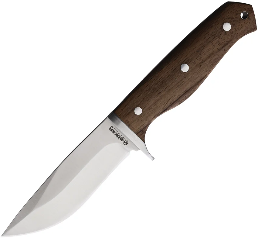 Boker Magnum Drop Fixed Blade Walnut