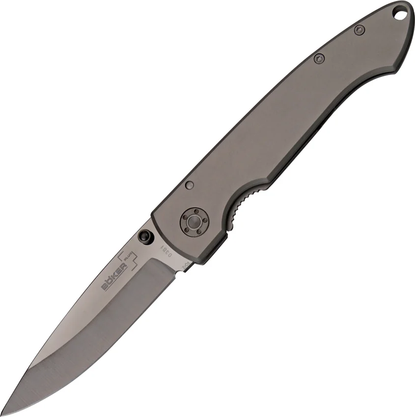 Boker Plus Anti-MC Frame Lock Knife Titanium (3.25" Ceramic) 01BO035