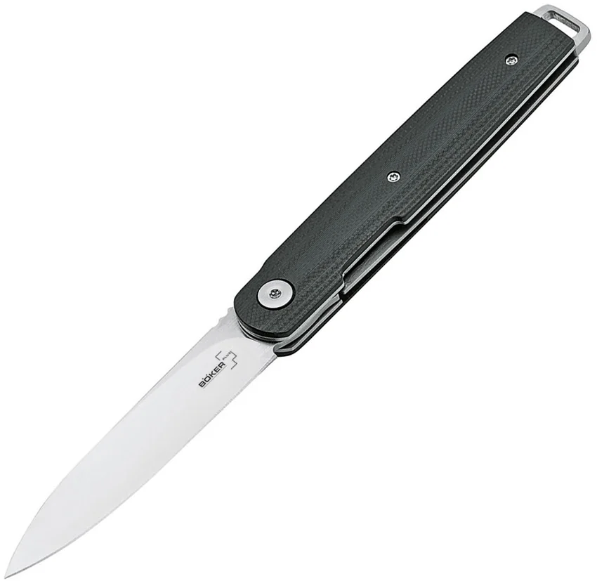 Boker Plus Kansei LRF Liner Lock Knife Black G-10 (3" Satin) 01BO078