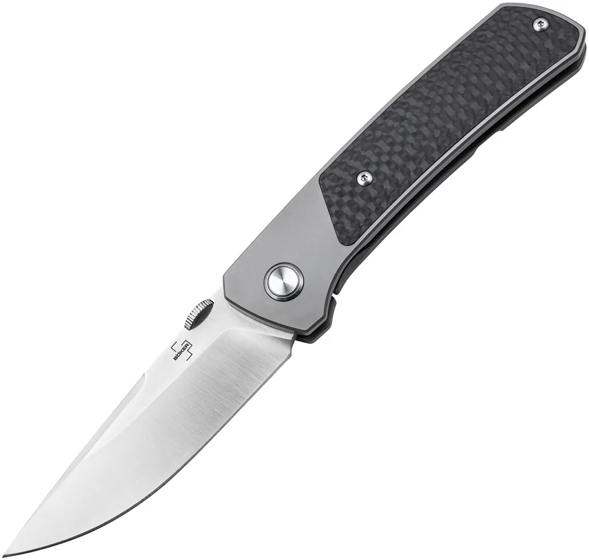 Boker Conductor Frame Lock Knife Carbon Fiber (3.34" Satin S35VN) 01BO514