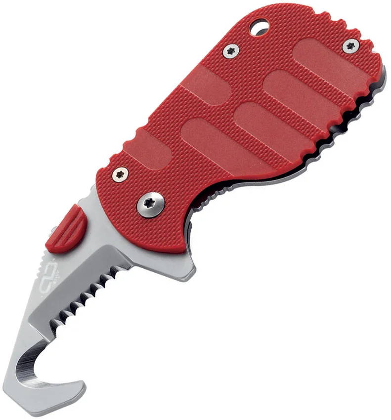 Boker Plus Rescom Frame Lock Knife Red (1.875" Bead Blast Serr) 01BO584