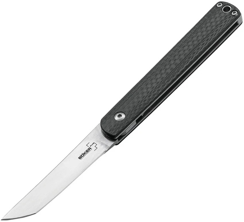 Boker Plus Kansei Wasabi Slip Joint Knife Carbon Fiber (2.875" Satin) 01BO632