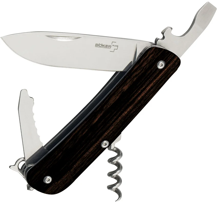 Boker Plus Tech-Tool City 2 Pocket Knife Multi-Tool Ebony (2.75" Polish) 01BO846