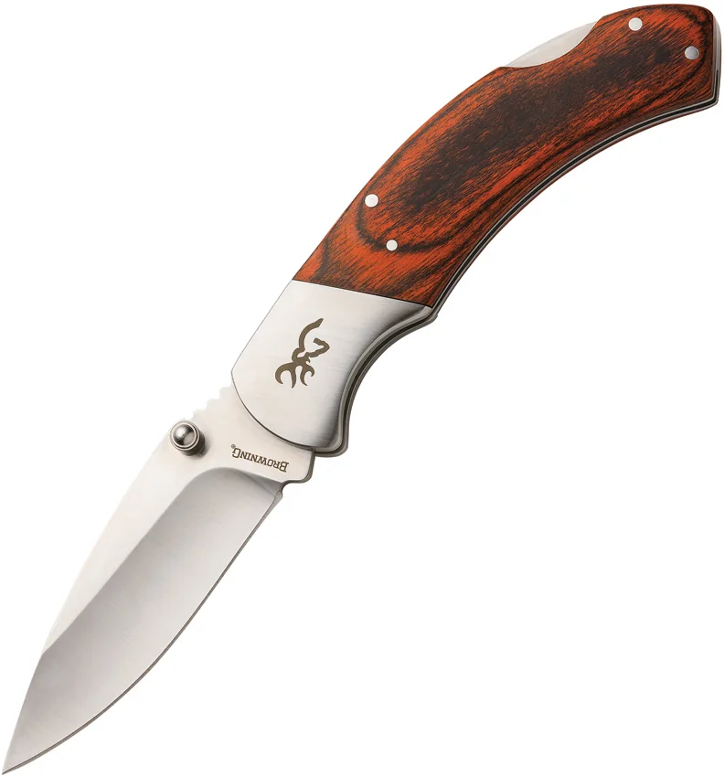 Browning Lockback Brown Pakkawood