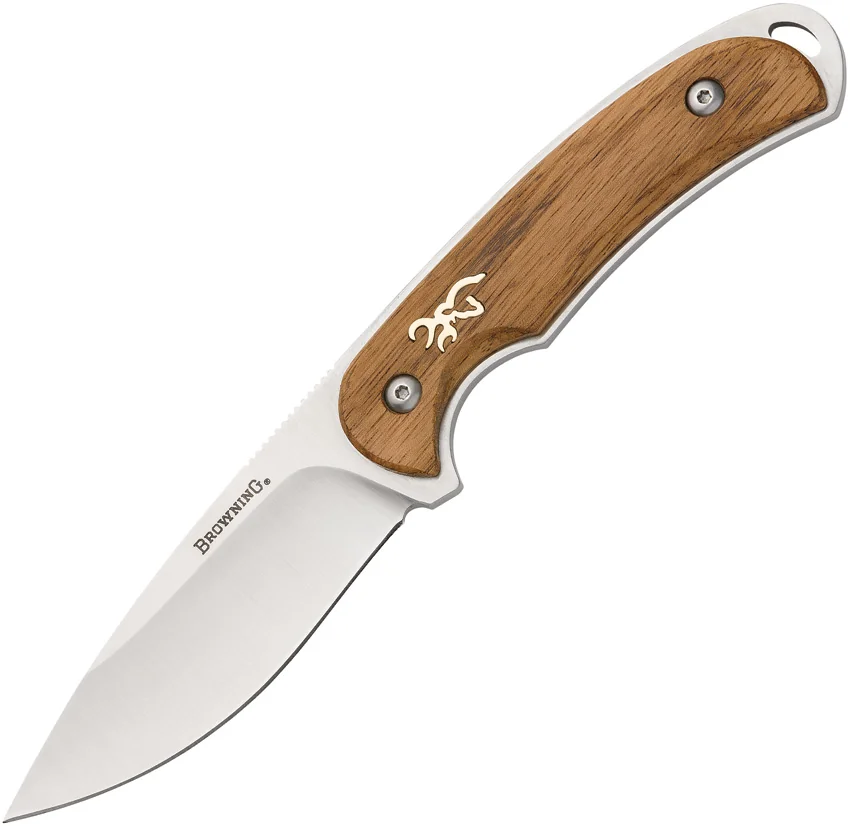 Browning Fixed Blade Zebra Wood