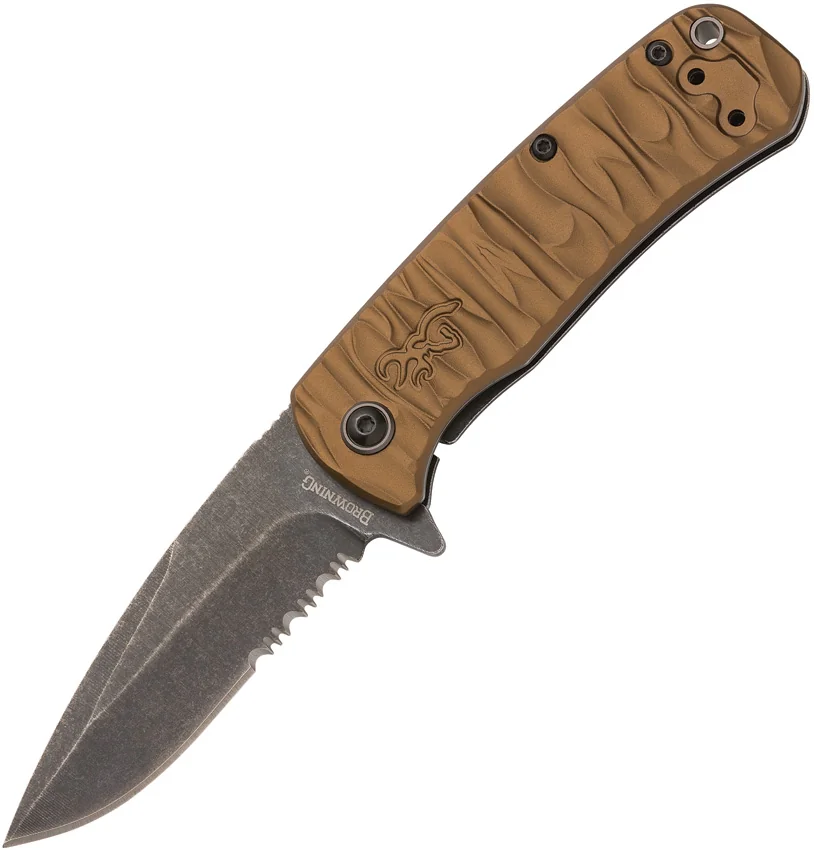 Browning Riverstone Framelock Bronze