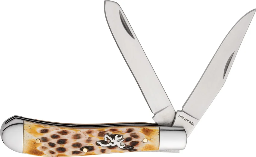 Browning Trapper Natural Jigged Bone