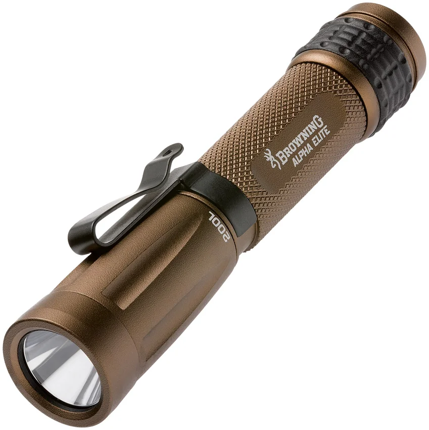 Browning Alpha Elite Flashlight Brown Aluminum (200 lumens)