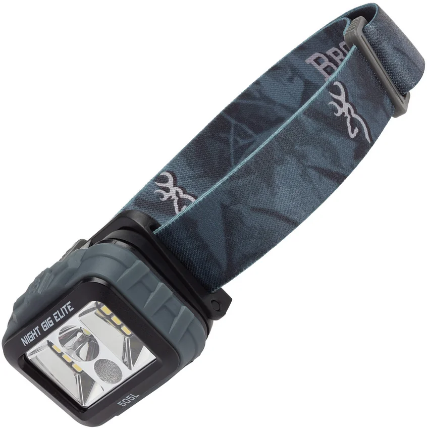 Browning Night Gig Headlamp Black/Gray/Blue (505 lumens)