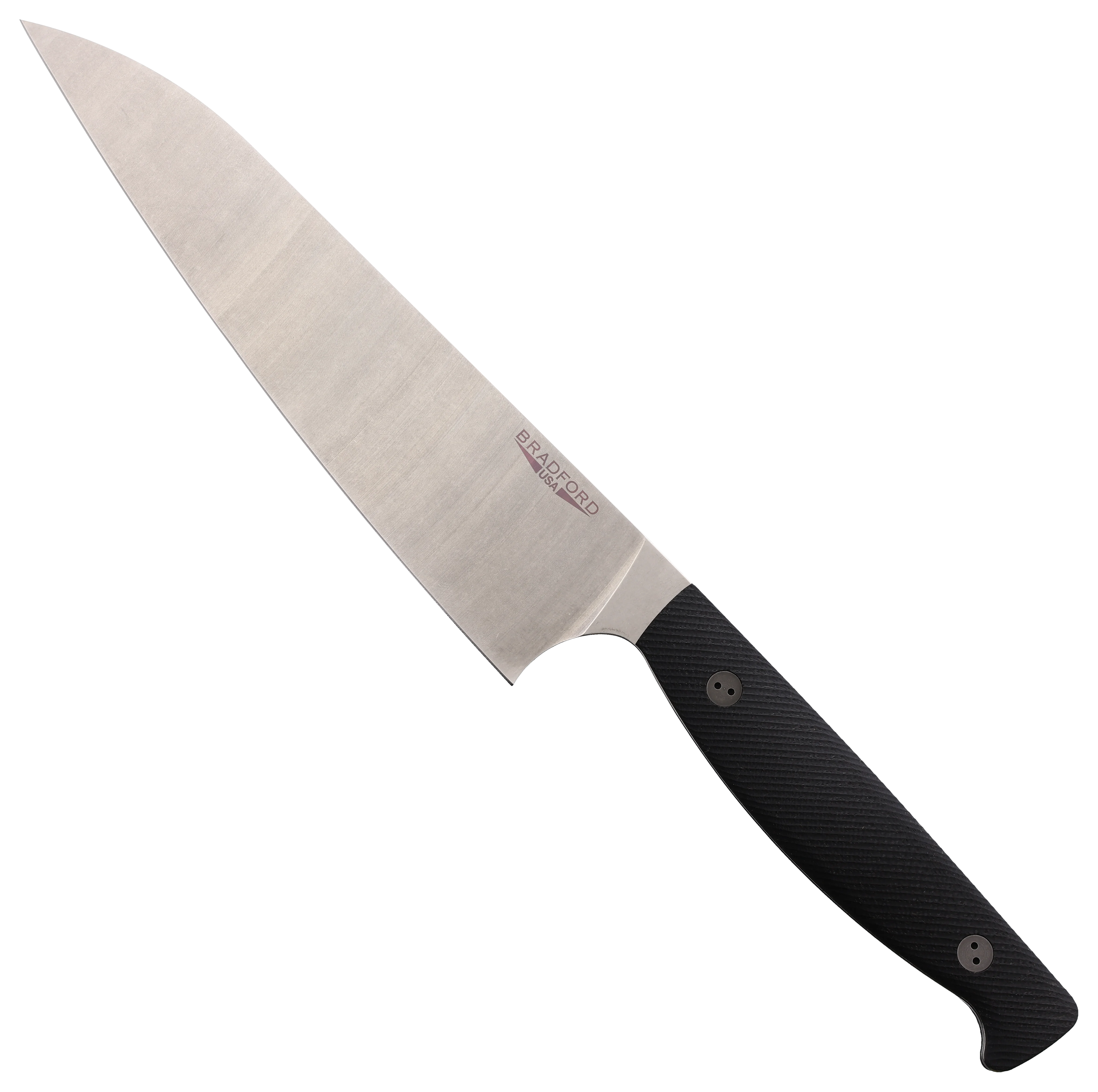 Bradford Knives 8" Chef Kitchen Knife - Black G-10
