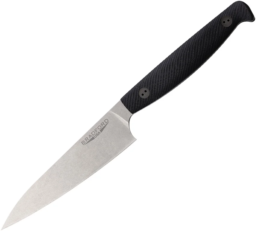 Bradford Knives 4" Paring Kitchen Knife - Black G-10