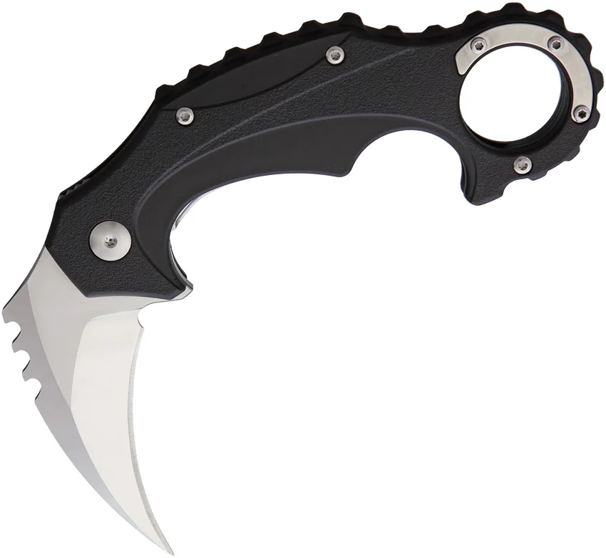 Brous Blades Import Line Enforcer Liner Lock Karambit Knife (2.5" Satin)