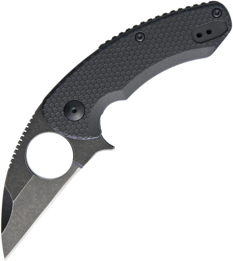 Brous Blades Import Line Silent Soldier Flipper Knife (2.5" Acid Stonewash)