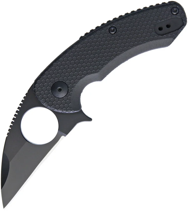 Brous Blades Import Line Silent Soldier Flipper Knife (2.5" Blackout)