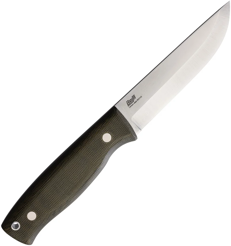 Brisa Knives Trooper 115 Green Micarta