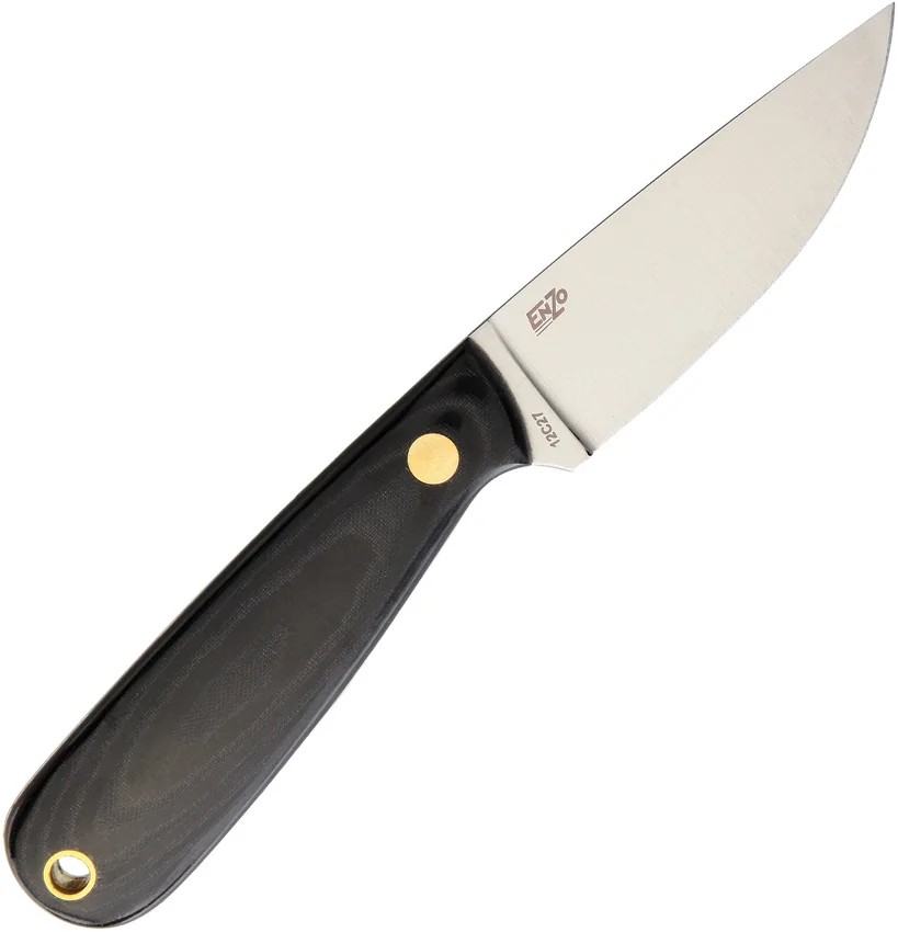 Brisa Knives Necker 70 Black Micarta